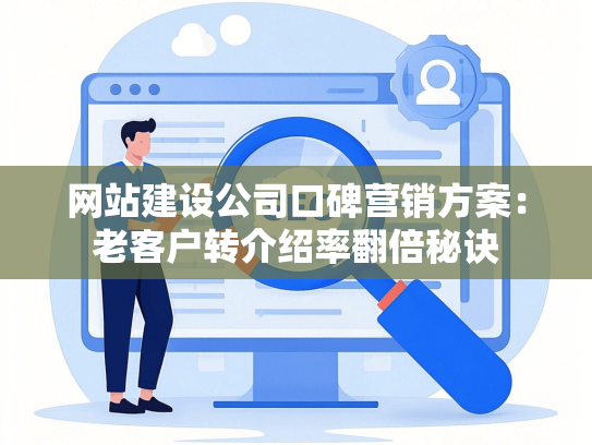 网站建设公司口碑营销方案：老客户转介绍率翻倍秘诀