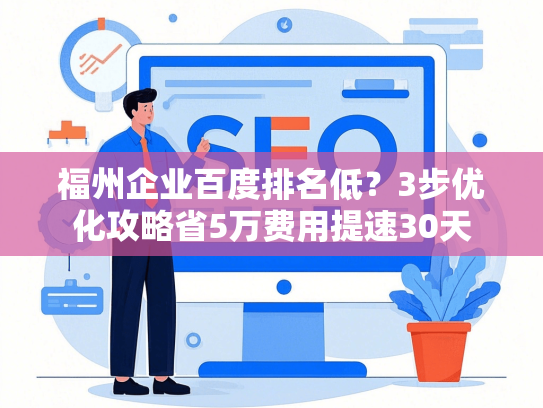 福州企业百度排名低？3步优化攻略省5万费用提速30天-第1张图片
