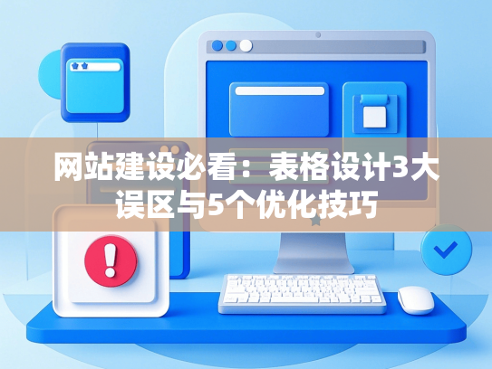 网站建设必看：表格设计3大误区与5个优化技巧