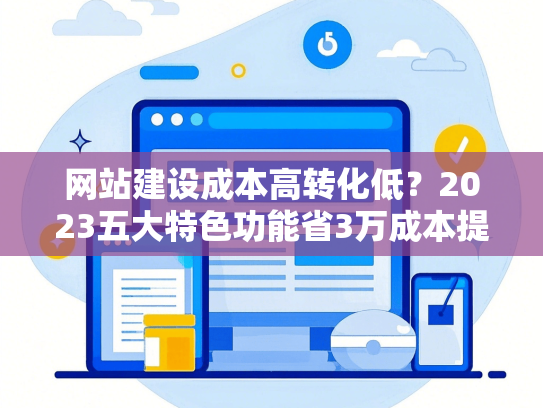 网站建设成本高转化低？2023五大特色功能省3万成本提效30天！