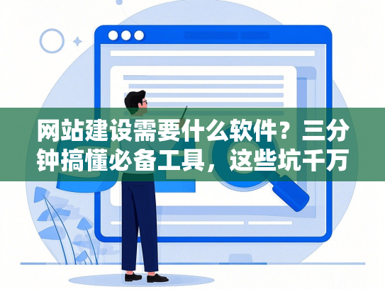 网站建设需要什么软件？三分钟搞懂必备工具，这些坑千万别踩
