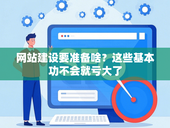 网站建设要准备啥？这些基本功不会就亏大了