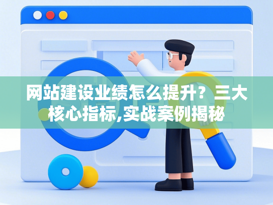 网站建设业绩怎么提升？三大核心指标,实战案例揭秘