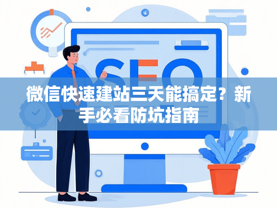 微信快速建站三天能搞定？新手必看防坑指南