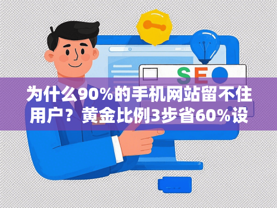 为什么90%的手机网站留不住用户？黄金比例3步省60%设计成本