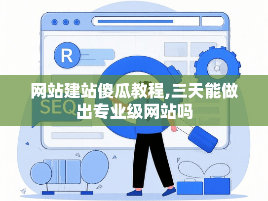 网站建站傻瓜教程,三天能做出专业级网站吗