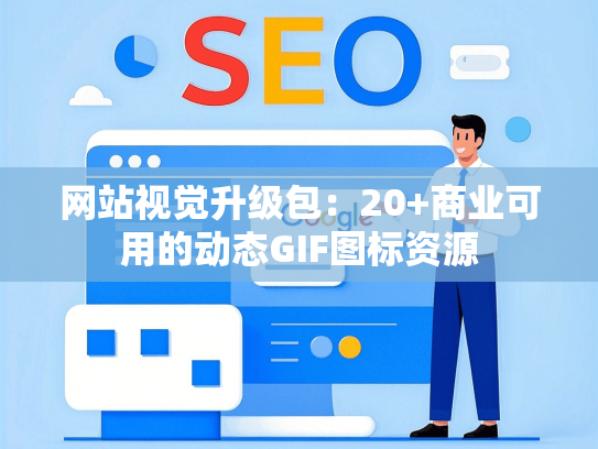 网站视觉升级包：20+商业可用的动态GIF图标资源