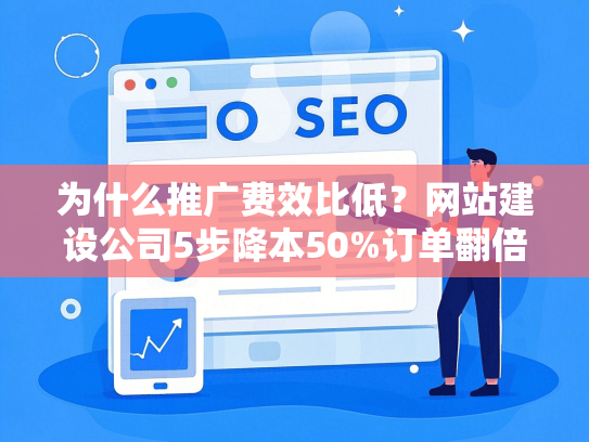 为什么推广费效比低？网站建设公司5步降本50%订单翻倍全流程
