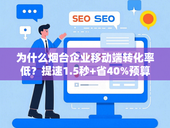 为什么烟台企业移动端转化率低？提速1.5秒+省40%预算优化方案-第1张图片
