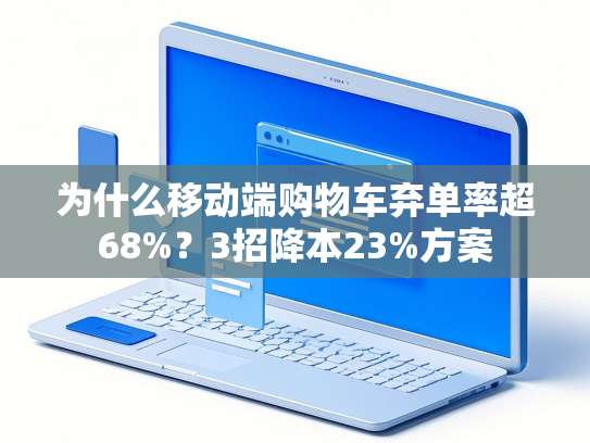 为什么移动端购物车弃单率超68%？3招降本23%方案