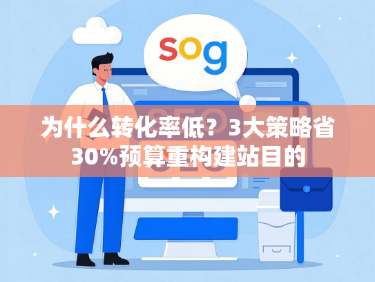 为什么转化率低？3大策略省30%预算重构建站目的