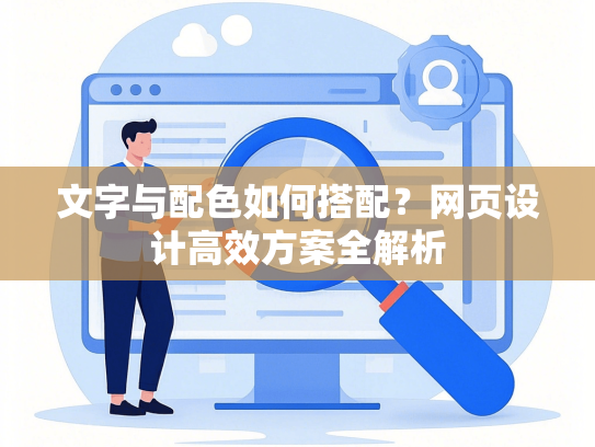 文字与配色如何搭配？网页设计高效方案全解析