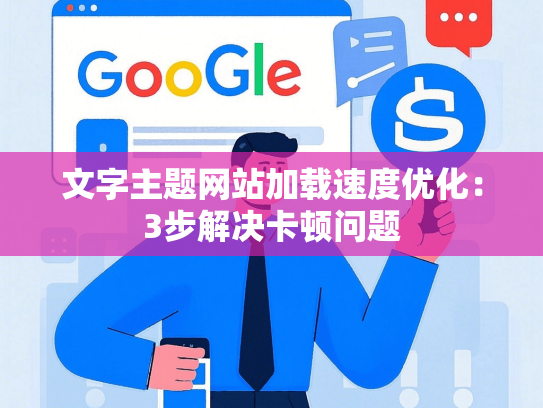 文字主题网站加载速度优化：3步解决卡顿问题