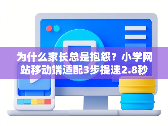 为什么家长总是抱怨？小学网站移动端适配3步提速2.8秒-第1张图片