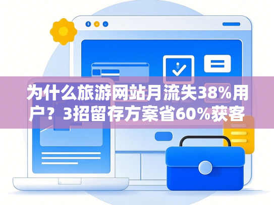 为什么旅游网站月流失38%用户？3招留存方案省60%获客成本