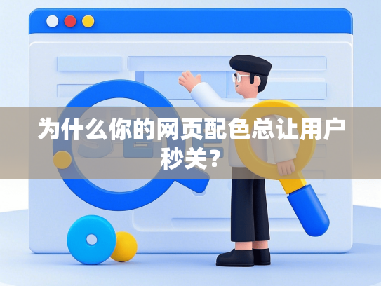 为什么你的网页配色总让用户秒关？