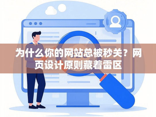 为什么你的网站总被秒关？网页设计原则藏着雷区