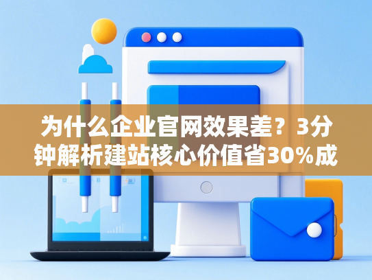 为什么企业官网效果差？3分钟解析建站核心价值省30%成本