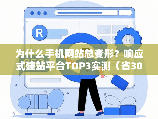 为什么手机网站总变形？响应式建站平台TOP3实测（省30%预算）