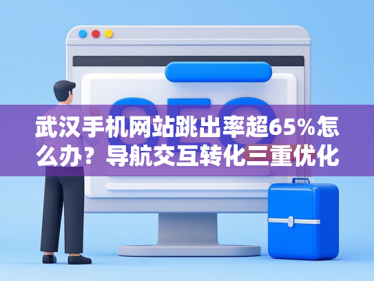 武汉手机网站跳出率超65%怎么办？导航交互转化三重优化降本50%