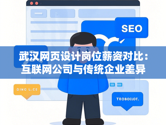 武汉网页设计岗位薪资对比：互联网公司与传统企业差异-第1张图片