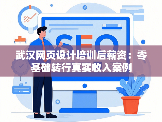 武汉网页设计培训后薪资：零基础转行真实收入案例