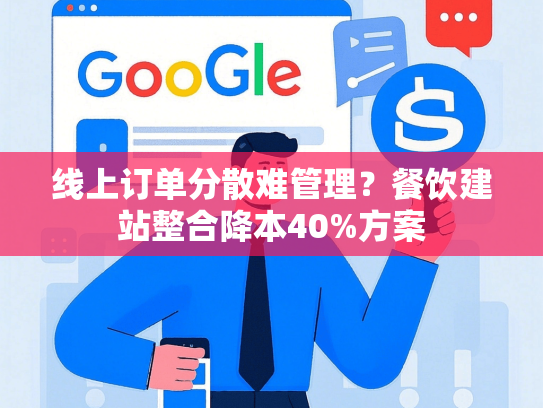 线上订单分散难管理？餐饮建站整合降本40%方案