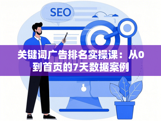 关键词广告排名实操课：从0到首页的7天数据案例