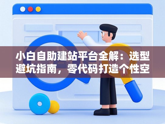 小白自助建站平台全解：选型避坑指南，零代码打造个性空间-第1张图片