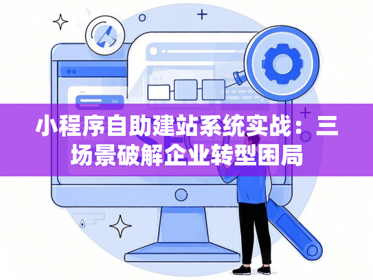 小程序自助建站系统实战：三场景破解企业转型困局-第1张图片