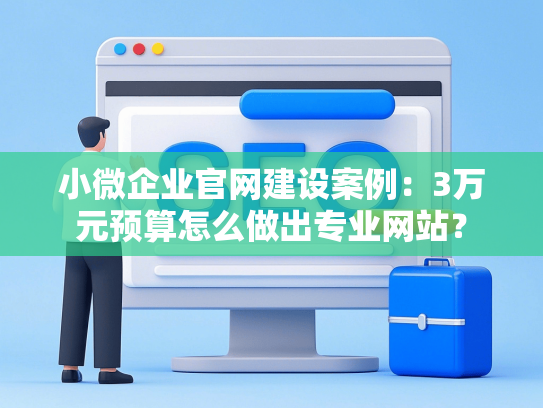 小微企业官网建设案例：3万元预算怎么做出专业网站？
