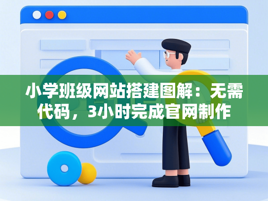 小学班级网站搭建图解：无需代码，3小时完成官网制作