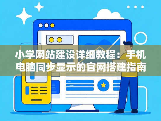 小学网站建设详细教程：手机电脑同步显示的官网搭建指南