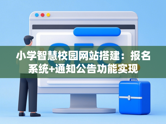 小学智慧校园网站搭建：报名系统+通知公告功能实现