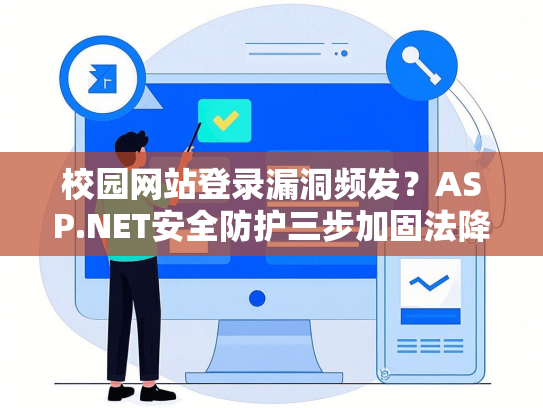 校园网站登录漏洞频发？ASP.NET安全防护三步加固法降本60%