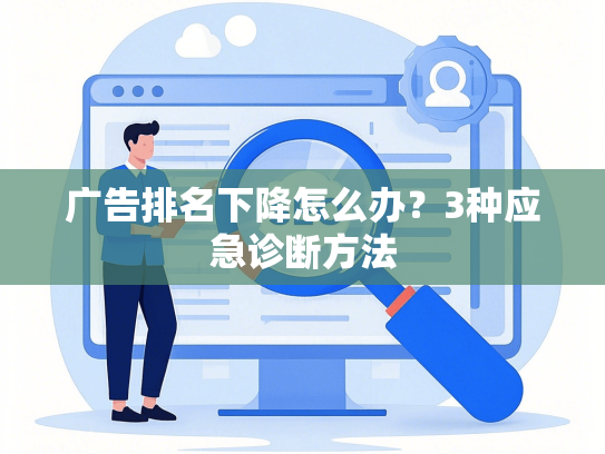 广告排名下降怎么办？3种应急诊断方法