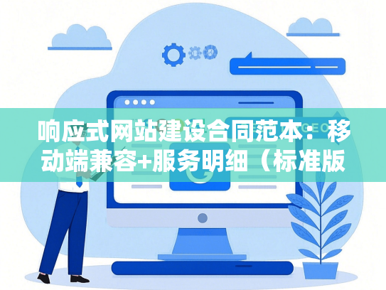 响应式网站建设合同范本：移动端兼容+服务明细（标准版）