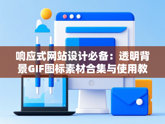 响应式网站设计必备：透明背景GIF图标素材合集与使用教程