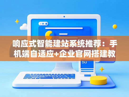 响应式智能建站系统推荐：手机端自适应+企业官网搭建教程