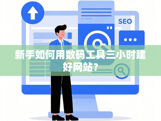 新手如何用数码工具三小时建好网站？