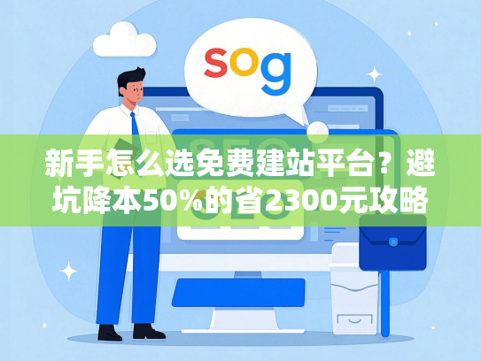 新手怎么选免费建站平台？避坑降本50%的省2300元攻略
