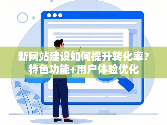 新网站建设如何提升转化率？特色功能+用户体验优化-第1张图片
