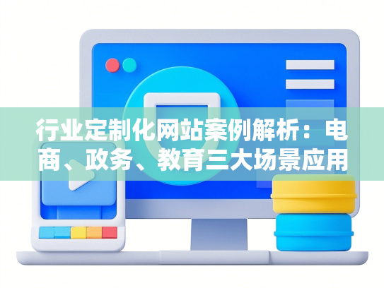 行业定制化网站案例解析：电商、政务、教育三大场景应用
