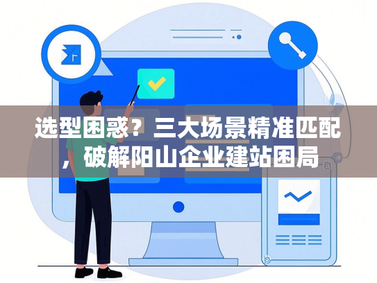 选型困惑？三大场景精准匹配，破解阳山企业建站困局