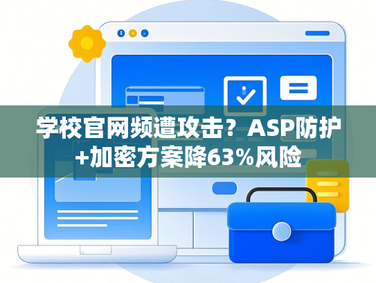 学校官网频遭攻击？ASP防护+加密方案降63%风险