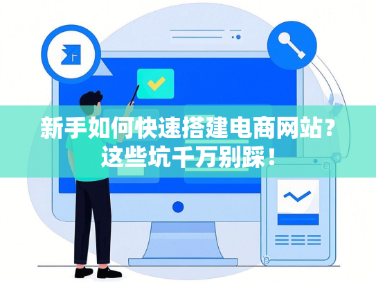 新手如何快速搭建电商网站？这些坑千万别踩！