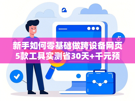 新手如何零基础做跨设备网页5款工具实测省30天+千元预算-第1张图片