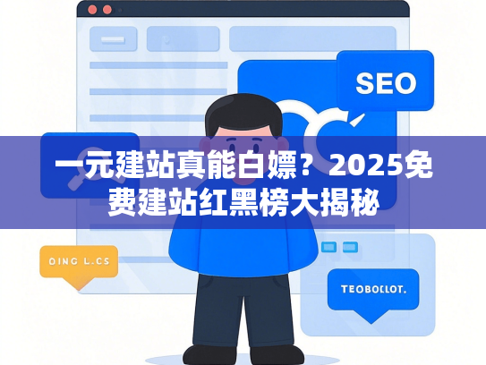 一元建站真能白嫖？2025免费建站红黑榜大揭秘