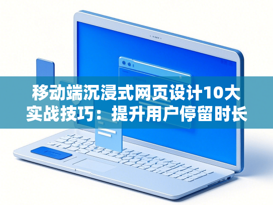 移动端沉浸式网页设计10大实战技巧：提升用户停留时长