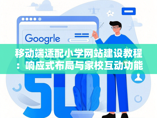 移动端适配小学网站建设教程：响应式布局与家校互动功能-第1张图片